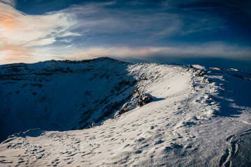 volcano crater in iceland