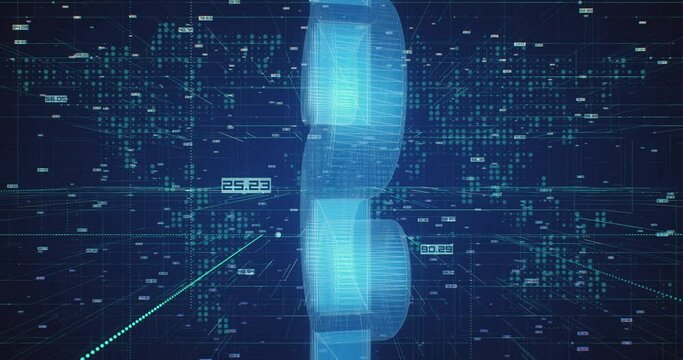 Yen currency, digital currency, money 3D render, cash, economics, banks, finance