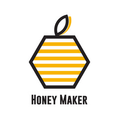 Honey maker logo,modern and classy