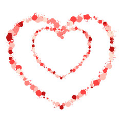 Naklejka premium Heart Grunge4 1111
