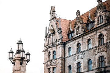 Fototapeta na wymiar New town City hall in Hanover, Germany.