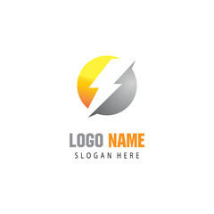 Fototapeta na wymiar Lightning Logo Template vector symbol