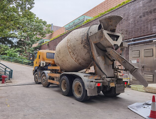 a Concrete Mixer Truck ready to use