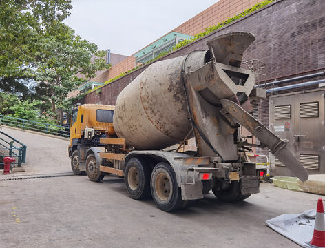a Concrete Mixer Truck ready to use