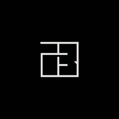 Cool and modern logo initials A3 design