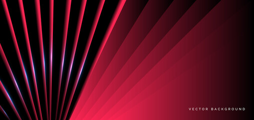 Abstract template red diagonal with blue light effect background.