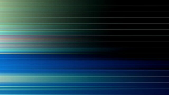 Blue light Anime Fast Speed Lines motion on dark background. 4K Animation horisontal Anime Comic Speed Lines. Anime motion background.
