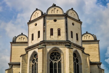 Fototapeta na wymiar halle saale, deutschland - fassade der domkirche