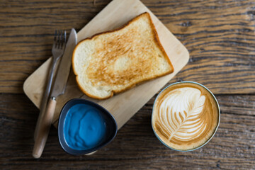 Coffee and bread
