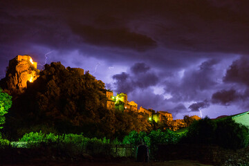 Thunderstorm over Corsica