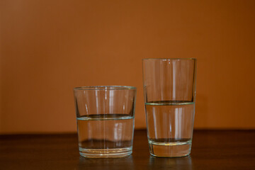 water for health a glass of pure water ice