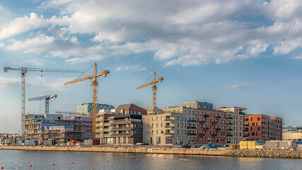 Helsingborg Oceanhamnen Construction Site Panorama