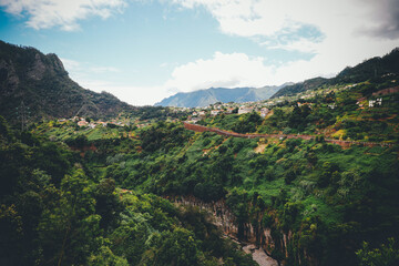 Fototapeta na wymiar A Village in Madeira, Portugal, Europe