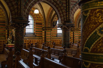 interior of church