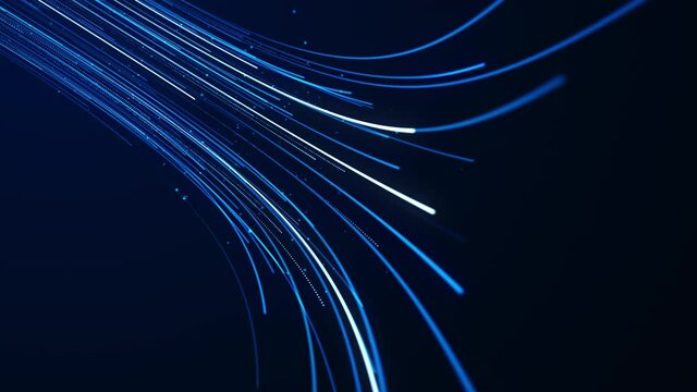 Digital Data transfer in network and internet Animation Background, technology and futuristic concept, Digital technology,Social network connections,Fast Connecting on the internet Concept background.