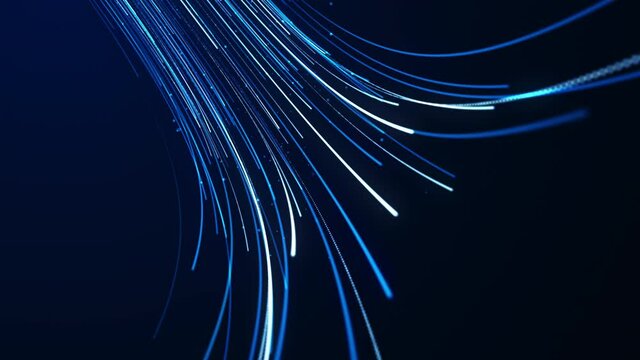 Digital Data transfer in network and internet Animation Background, technology and futuristic concept, Digital technology,Social network connections,Fast Connecting on the internet Concept background.