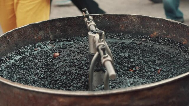 Asando Casta&ntilde;as