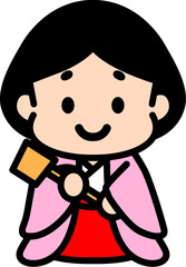 かわいい雛人形