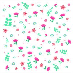 seamless pattern with hearts
