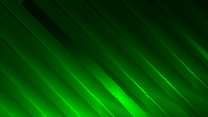 Fototapeta premium Modern green background with light