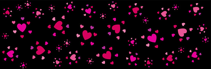 Modern red background with love design