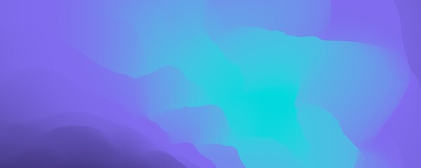 Abstract modern gradient background, trendy colorful futuristic backdrop, dynamic fluid wave teal purple, 3D rendering