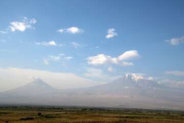 Fototapeta premium Landscape at Mount Ararat, Armenia
