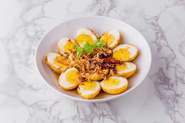 Egg with Tamarind Sauce