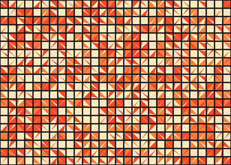 Abstract Geometric Pattern generative computational art illustration