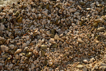 stones in the beach