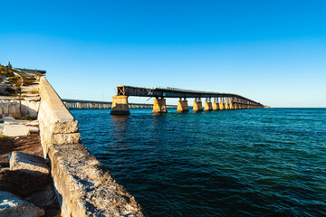 Fototapeta na wymiar Florida Keys Bridge