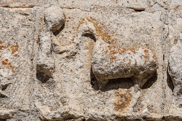 peasant feeding the horse, sculptural frieze with an agricultural calendar, San Galindo Chapel,...