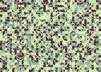 Abstract Geometric Pattern generative computational art illustration