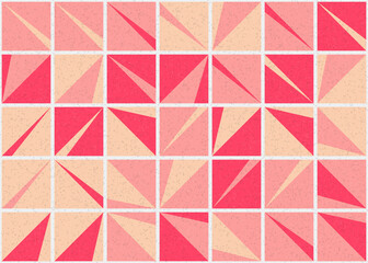 Abstract Geometric Pattern generative computational art illustration