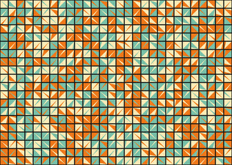 Fototapeta premium Abstract Geometric Pattern generative computational art illustration