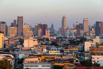 Coucher de soleil sur Bangkok, Thaïlande