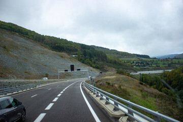 highway in the mountains
