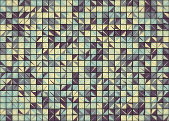 Abstract Geometric Pattern generative computational art illustration