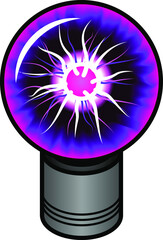 A plasma ball.