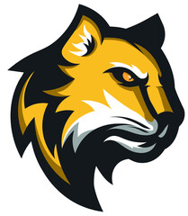 Cougar Mascot Logo
