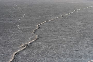 iced lake