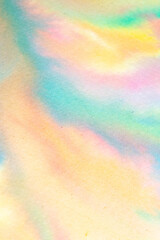 Gentle Pastel Colour Watercolour Paint Background on White Paper