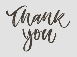 thank you Slogan print for textile t-shirt vector.