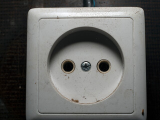 plastic electrical white patch socket