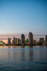 Naklejka premium San Diego Skyline 1