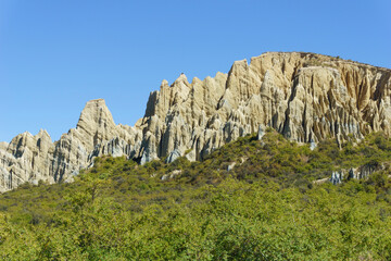 Clay cliffs of Omarama