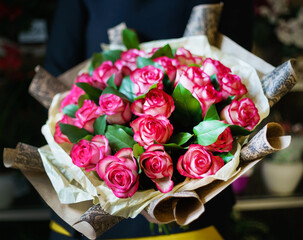 nice bouquet in the hands
