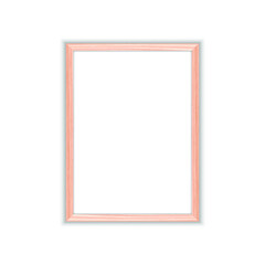 frame isolated on white. vector illustration