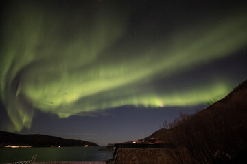 Aurora patters in Tromso Norway