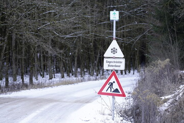 Schneeweg 